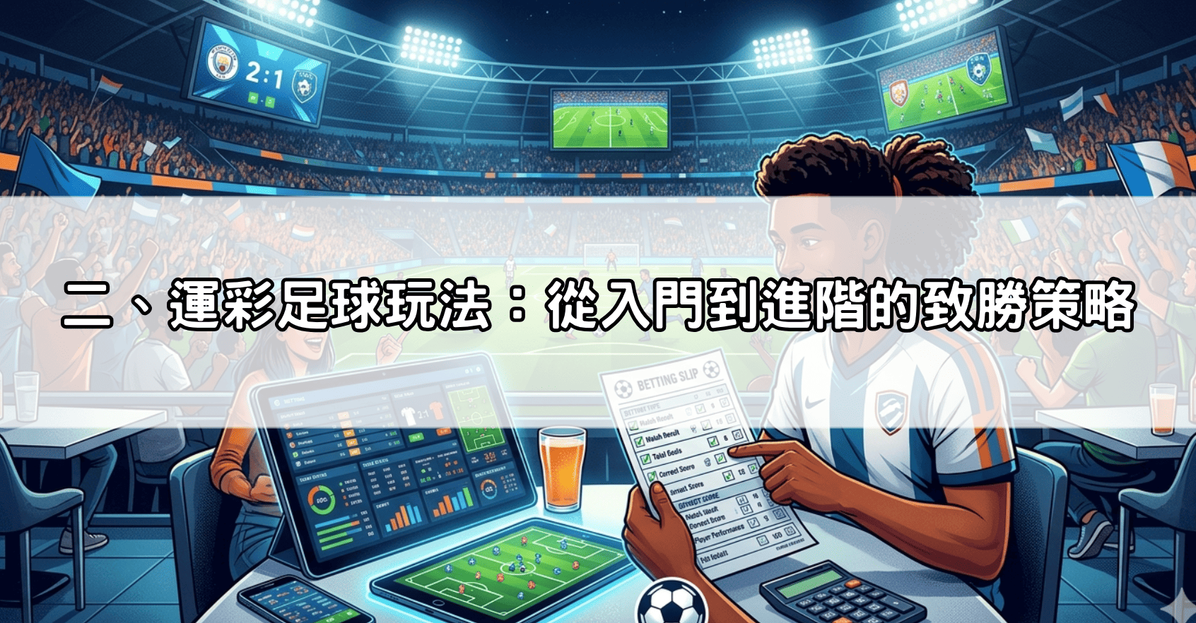 二、運彩足球玩法:從入門到進階的致勝策略